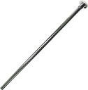 Westbrass D123-26 3/8" x 12" Brass Flat Head Toilet Riser Supply Line, Polished Chrome