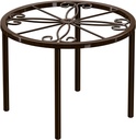 1 PCS Plant Stand,-Heavy Duty Metal Stand Decorates Plants, Anti-Rust Flower Pot Stand, Round Plant Rack for Room Indoor and Outdoor Courtyard,Gardens, Brown.