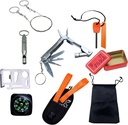 Outdoor Kit - DIY Survival Tools, for Earthquake, Hiking, Outdoor Adventure, Gifts for Men Father’s Day Dads,Outdoor Tools for Camping