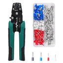 HASTHIP 200 Pcs Crimper Kit, 4 tailles, 22-10 AWG connecteurs de sertissage