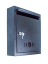 Boîte à lettres boîte à lettres pour la maison et porte Wall Mount Box noir (taille 11 * 9 * 3 pouces)