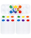 M. Pen- Plastic Paint Palette, 30 Pack, 6 Wells
