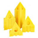 FDKJEJC 36 Peintres PyramidStands - Supports Triangle de Peinture, Supports de Peinture pour Peinture, Supports de Peinture à Cône de Mini pour Support de Raccords de Cabinet et de Porte (20)