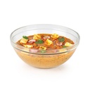 CELLO Zenith Bol rond de verre de service pour la cuisine 1 Litre, Transparent