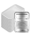 Bac à peinture Bates 9 pouces avec 10 liners en plastique - Bac à rouleaux jetables pour murs