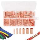 Connecteurs de fil de cuivre Serplex® 250 Pcs avec tubes de réduction thermique