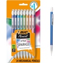 BIC Xtra-Sparkle Numéro 2 Crayons mécaniques, 24-Count Pack, 0.7mm Point