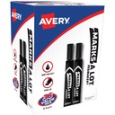 Avery marque un lot de marqueurs permanents, pointe de chisel, 36 marqueurs noirs