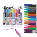 Sharpie Electro Pop Marqueurs Permanents, Fine Tip, Set de Marqueurs, Couleurs assorties, 24 Compte - Coloration, Dessin, Art, Marqueurs, Écriture