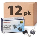 Petits clips de briquet, noir, 12 boîtes de 1 douzaine chacune (144 Total) (99020)