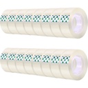 Hestya 16 rouleaux de renouvellement transparent de bande ruban, 3/4 x 1200 pouces