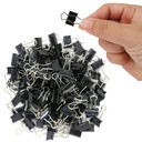 OWLKELA 120 Pack Binder Clips, 5/8 pouce, noir