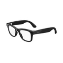 Ray-Ban Meta (Gen 1), Wayfarer, Large Shiny Black. Lunettes d'IA intelligentes pour hommes, femmes. Caméra Ultra-Wide 12 MP, haut-parleurs Open-Ear pour audio, enregistrement vidéo et Bluetooth. Des lentilles claires. Tech portable.