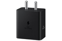 Adaptateur de voyage de type C 45W avec câble, noir