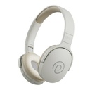 pTron Studio w/ 60Hrs Playtime, sans fil casque over-Ear avec Mic HD, jumelage double-dispositif, son immersif, 40mm pilotes, BT5.4, 3.5mm Aux Port, TF carte fente et type-C charge rapide (Beige)