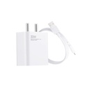 Chargeur USB Mi 33W SonicCharge 3.0 pour téléphones cellulaires, blanc
