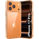 Housse de protection arrière transparente pour iPhone 17 Pro pour iPhone 17 Pro