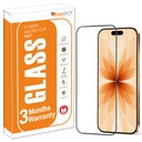 Protecteur d'écran en verre trempé OpenTech® Military-Grade Compatible pour iPhone 17 avec couverture Edge to Edge - Kit d'installation sans rayure et sans bulles (6,3 pouces)