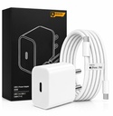 Chargeur USB-C 20W avec charge rapide de câble de type C pour iPhone et iPad Kit