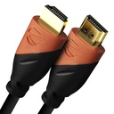 Câble HDMI 2.0 de Zebrics avec ARC, 4K@60Hz UHD, 3 mètres, transmission de données haute vitesse de 18 Gbps, prend en charge 3D, ARC, CEC, 32 canaux audio, du mâle au mâle (HAA3020A)
