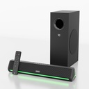 GOVO GOSURROUND 600,90W Soundbar, 2.1 Channel Home Theatre, Deep Bass from 4,00 Subwoofer BT v5.3, HDMI, AUX, USB Connectivity, 5 modes EQ