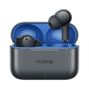 Realme Buds T200 True Wireless Earbuds with Hi-Res Audio, 12,4mm Dynamic Bass Drivers, 32 dB ANC, Quad Mic, 45ms Latency, Jusqu'à 50 Hrs Playback, Fast Charge, IP55 évalué, BT 5.4 (Mystic Grey)