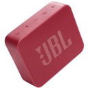 JBL Go Essential avec Basse Riche, Haut-parleur Bluetooth Ultra Portable sans fil, Couleurs vibrantes, Imperméable, Type C (Sans Mic, Rouge)
