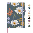 &And Per Se Lined Hardcover Notebook – A5 5.7"x8" College Règled, 160 pages, 100gsm papier épais – Journal esthétique pour les femmes, planificateur de prêt-cadeau, cahier d'écriture quotidienne (fleurs de jardin)