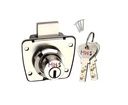 Serrure de tiroir multifonction MHS avec 2 clés en laiton réversible ultra ordinateur avec vis pour le bureau à domicile Hôtels Boutiques Hostel Etc (Pack de 1)