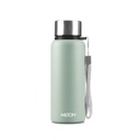 Bouteille d'eau en acier inoxydable MILTON Brim 600 560 ml, à paroi unique, certifié ISI I fuite de la preuve de couvercle, Rust preuve I pour l'école, bureau, Gym I vert clair
