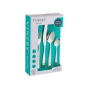 Viners Premium International 18/0 Couverts en acier inoxydable coffret cadeau Ensemble de 16 pièces de luxe Spoo, Fourche, Knife Set pour la table à manger et l'utilisation de la cuisine