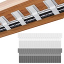 Cordes de crochet et de boucle Serplex® 40Pcs, crochet autocollant et câble de boucle