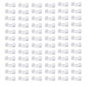 Clips de câble 60Pcs, Strong Auto Adhésif Porte fil rembourré, Clips collants Cord rond en plastique pour la gestion