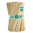 ECO SOUL Bâtons de stirrer de café en bois[140mm],Pack de 1000,pour usage de bureau