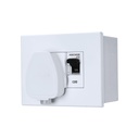 Anchor by Panasonic 20 Amp Modular AC Box with Single Pole MCB enceint and Heavy Duty ISI 3 Pin Plug Top (White, 98488)