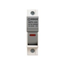 32A Support de Fuse DC avec Fuse DC pré-intégrée (15A / 16A / 20A / 32A) – Sibass ou Mersen Fuse – Protection des panneaux solaires, des onduleurs et des systèmes DCDB (Sibass/32, Amps)