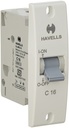 Hells DHMNCSPA016 PVC Plastique 16A SP C Mini MCB (Blanc)