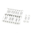 uxcell 20 Pcs 500V 16A 10x38mm Tube cylindrique en céramique Fuses Lien R015 RT14 RT18 RT19