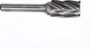 SA5-NF Aluminum Cut Tungsten Carbide Rotary Burr Bits File for Die Grinder,Cylindrical Shape with 1/4 inch Shank, 1/2 inch Head Diameter, 1 inch Flute length, Pack of 1