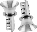 2pcs Manual Citrus Juicer Portable Handheld Lemon Squeezer Stainless Steel Fruit Press for Easy Juice Extraction Compact Design for Effortless Use at Home Go