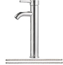 Vessel Sink Faucet Chrome Bathroom Faucets Single Hole Single Handle Modern Lavatory Commercial Bath Vanity Bowl Faucets Tall Body Supply Line