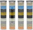Multi-Stage Shower Filter Replacement Compatible with SunCleanse Shower Handheld, High Pressure 9 Spray, Hard Water High Efficiency Filter,4 Pack