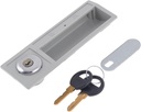 Household Plastic Lock Furniture Component Door Plane Cam Lock w 2 Key Model:69as304qo105