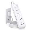 Bande d'alimentation à prise plate, cordon d'extension plat ultra fin (Dzc-01)