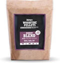 Ninja Woodfire Pellets, Robust Blend 2-lb Bag, Up to 20 Cooking Sessions, 100% Real Wood Pellets, Only Compatible with Ninja Woodfire Grills & Ovens, Robust Blend, XSKOP2R