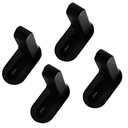 Childproof Door Lever Lock Prevents Toddlers Pets from Opening Doors, No Drill Tool Needed Easy to Instal, Child Safety Locks for Doors, Windows, washrooms (Black, Pack, 4)