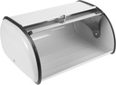 PRETYZOOM Household Bread Box Multi-function Bread Bin Stainless Steel Container
