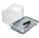 Bates- Set de plateau de peinture, 9 pouces, 12 pièces, plateau de rouleau de peinture