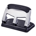 Bureau de Bostitch EZ Squeeze lourd 3-Hole Punch pour le bureau à domicile et l'école, 40-Capacité de la feuille, Force réduite One-Touch, Sleek Silver Design