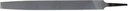 Nicholson Flat Hand File (Boxed), American Pattern, Double Cut, Rectangular, Coarse, 10" Length